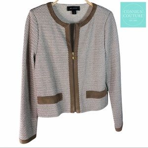 St. John Zip Up Blazer